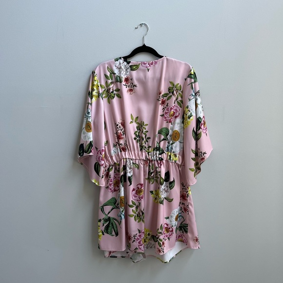 Sheike playsuit, pink floral. Size 14. Worn once. - Picture 2 of 5